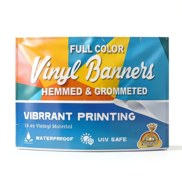 Custom Banners by Sunshine Stickers Rectangular 13oz Banner-2