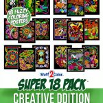 Stuff2Color Black Velvet Coloring Posters 18-Pack-0