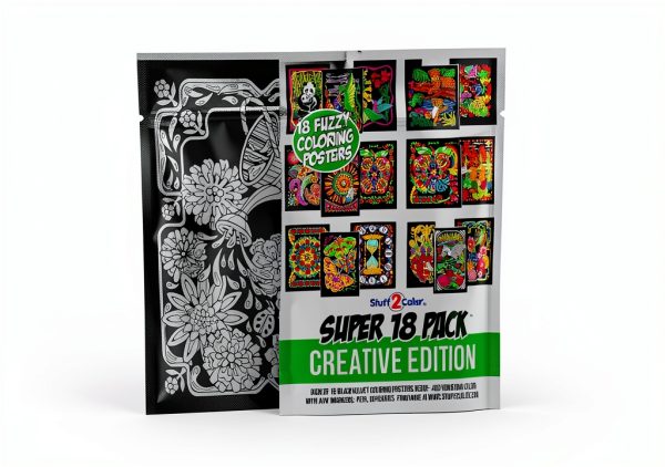 Stuff2Color Black Velvet Coloring Posters 18-Pack-5