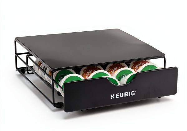 Keurig Coffee Pod Drawer Black Stainless Steel Compact-6