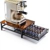 IBUYKE Coffee Pod Drawer Storage Rustic Brown Kitchen-5