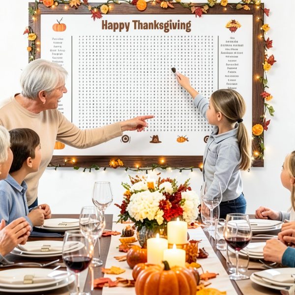 Thanksgiving Word Search Poster for Kids and Adults-1