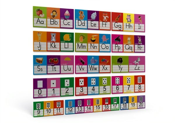 Alphabet Wall Line OUNENO Classroom Cardstock-0