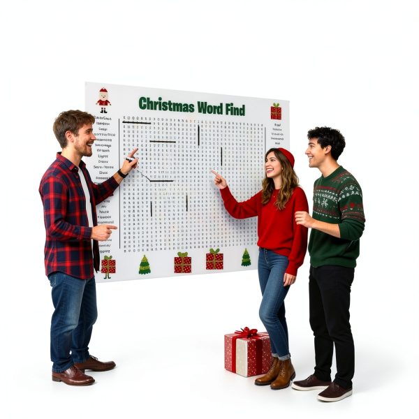 Christmas Word Search Poster 36x24 Inch by Generic-1