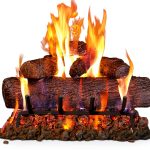 Peterson Real Fyre Gas Logs Rustic Ceramic Live Oak 24-Inch-0