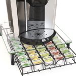 Deco Brothers Coffee Pod Drawer Glass Top Storage Organizer-0