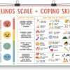 uoyien Emotions Chart Canvas Wall Art for Kids-1