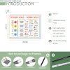 uoyien Emotions Chart Canvas Wall Art for Kids-6
