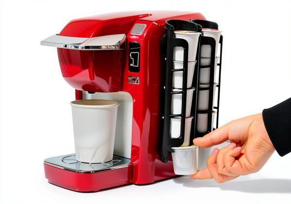 K Cup Holder Wall Mount Expandable Space Saver Dispenser-1