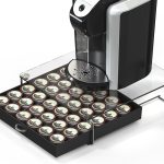 Deco Brothers Coffee Pod Drawer Black Glass Top Organizer-0