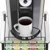 Deco Brothers Coffee Pod Drawer Glass Top Storage Organizer-3