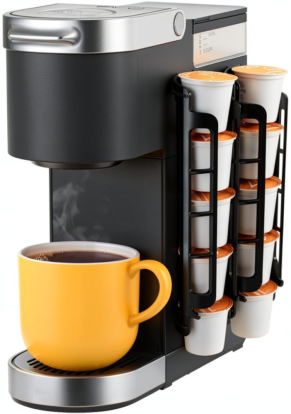 K Cup Holder Wall Mount Expandable Space Saver Dispenser-0