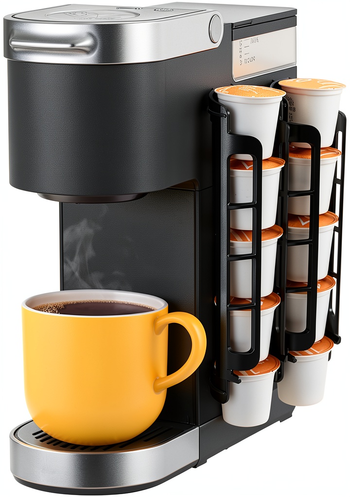 Installing K Cup Holder Wall Mount Expandable Space Saver Dispenser on a kitchen cabinet