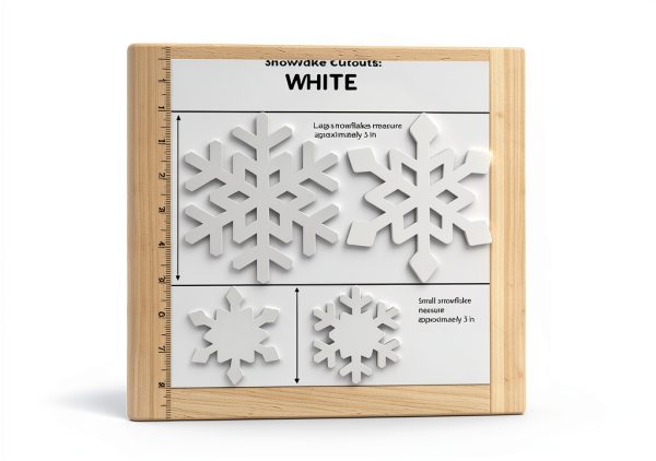 FreshCut Crafts Snowflake Cutouts Paper Office Decor-4