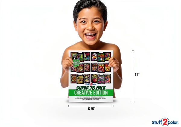 Stuff2Color Black Velvet Coloring Posters 18-Pack-6