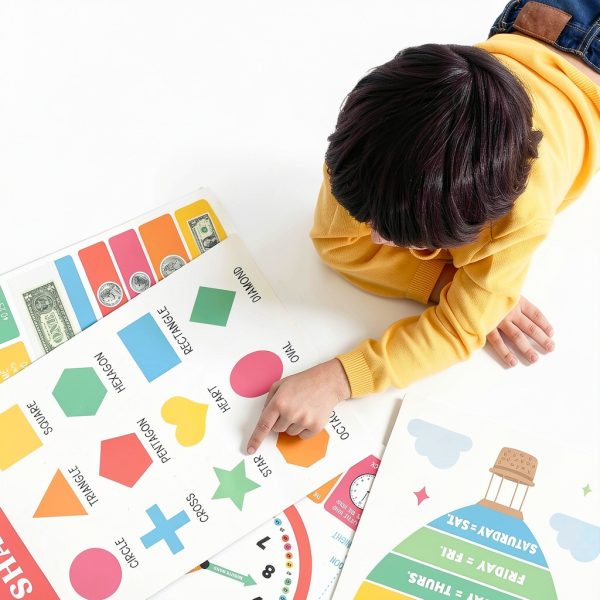 ZICOTO Educational Posters for Toddlers 1-3-6