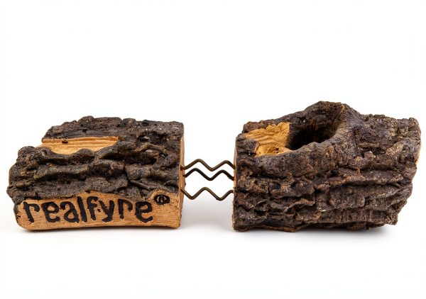 Peterson Real Fyre Gas Logs Rustic Ceramic Live Oak 24-Inch-6