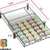Deco Brothers Coffee Pod Drawer Glass Top Storage Organizer-1