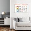 uoyien Alphabet Wall Art Canvas-2