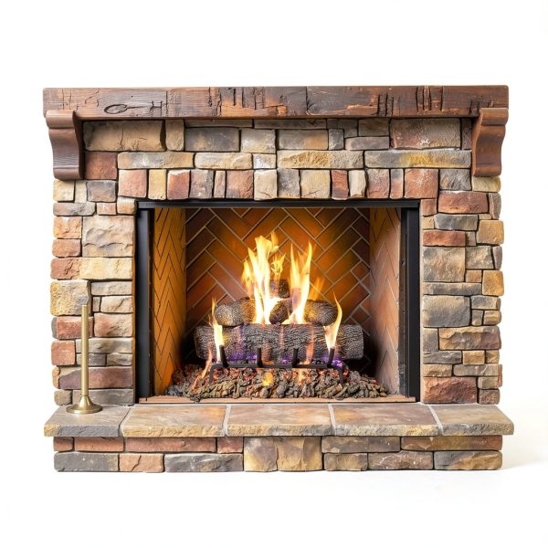 Peterson Real Fyre Gas Logs Rustic Ceramic Live Oak 24-Inch-4