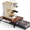 IBUYKE Coffee Pod Drawer Storage Rustic Brown Kitchen-3