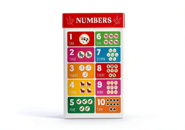 ZICOTO Educational Posters for Toddlers 1-3-3