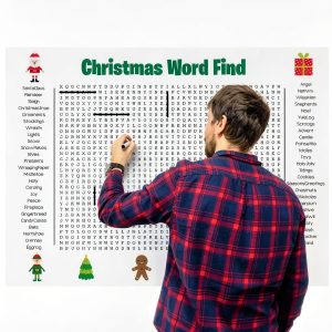 Christmas Word Search Poster 36x24 Inch by Generic-0