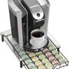 Deco Brothers Coffee Pod Drawer Glass Top Storage Organizer-4