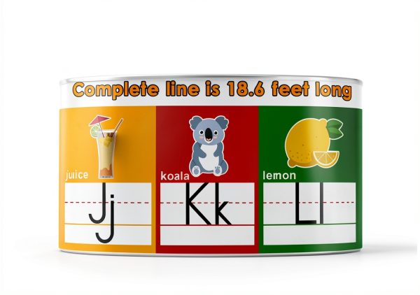 Alphabet Wall Line OUNENO Classroom Cardstock-1