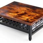 IBUYKE Coffee Pod Drawer Storage Rustic Brown Kitchen-0