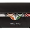 Keurig Coffee Pod Drawer Black Stainless Steel Compact-0