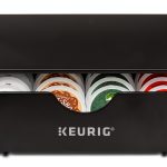 Keurig Coffee Pod Drawer Black Stainless Steel Compact-0