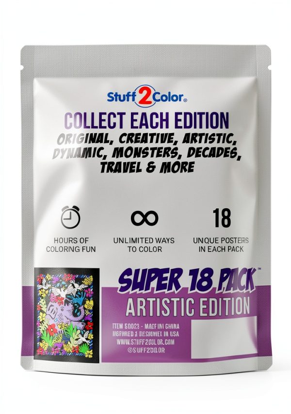 Coloring Posters by Stuff2Color Office Supplies-3