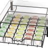 Deco Brothers Coffee Pod Drawer Glass Top Storage Organizer-6