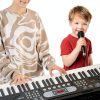 JTSIOV 61 Key Keyboard Piano Black Modern for Kids-6
