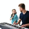 Senfot 61K Portable Keyboards Black Set Musical Instruments-5