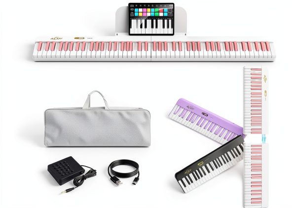 AiJoy Pink Piano Keyboard for Teens-0