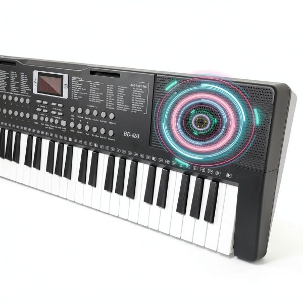 SFESGRER 61-Key Keyboard Black Light-Up-5