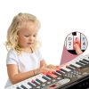 JTSIOV 61 Key Keyboard Piano Black Modern for Kids-4