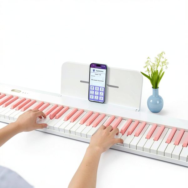 AiJoy Pink Piano Keyboard for Teens-6