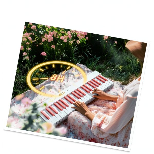 AiJoy Pink Piano Keyboard for Teens-8
