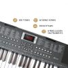 SFESGRER 61-Key Keyboard Black Light-Up-3