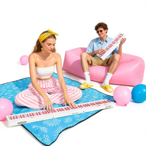 AiJoy Pink Piano Keyboard for Teens-4
