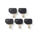 Forklift Key 5 PCS 186304 166 1430 Black AIB2C Hyster S30XL-0
