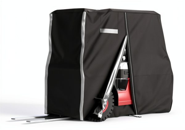 Waterproof Oxford Forklift Cover AutoRxperto 9.25ft Zipper Door-0