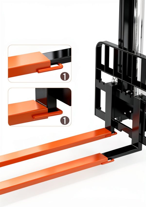 COZONY 96 Inch Pallet Forklift Extensions 4600lb Capacity Orange-2
