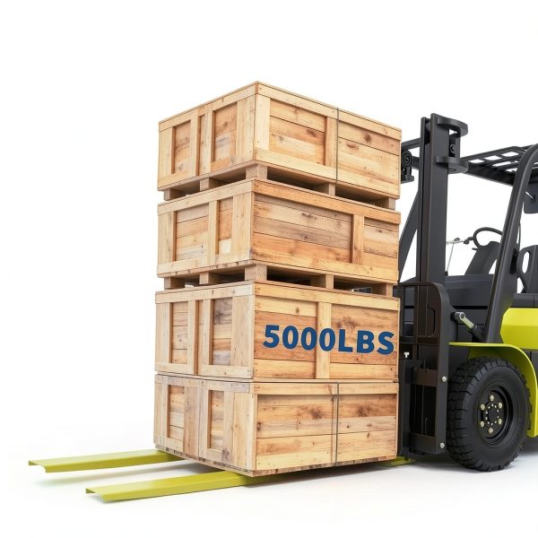 84 Inch Forklift Extensions, 5500 LBS Capacity, 5.5 Inch Width Heavy Duty Pallet Fork Extenders for Forklift & Skid Steer Loaders-4