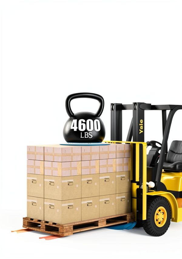 Fork Extensions DEXSO 72in Yellow Heavy Duty Steel Pallet Forklift-2