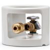 2 Pack Forklift Connector Female, Replacement for 7141F Propane Tank Connector, 1-1/4" Female Inlet x 1/4" NPT Female Outlet, with 4 Pcs Rubber O Rings-5