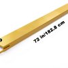 Heavy Duty Steel Pallet Fork Extensions 72 Yellow Garvee 4.5 Width-1